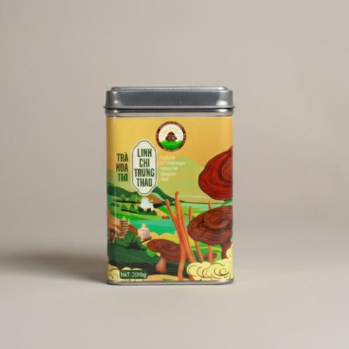 Trà Hòa Tan Linh Chi Trùng Thảo Hiền Nương Farm 200gr - Đặc Sản An Giang